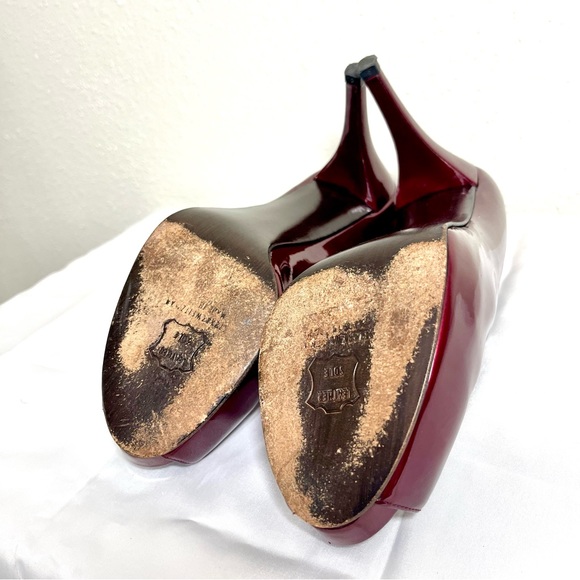 Stuart Weitzman Sierra red patent leather pumps - Picture 4 of 4